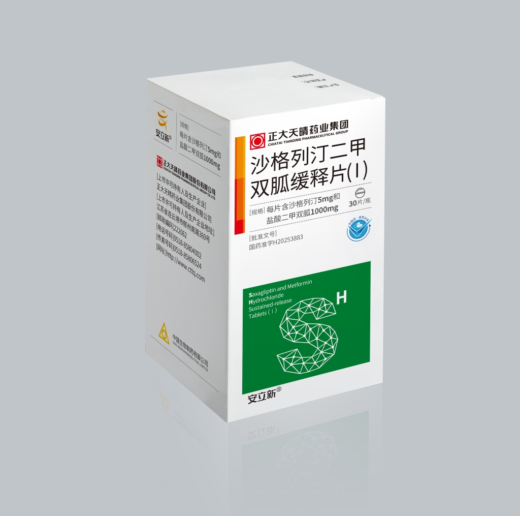 沙格列汀二甲双胍缓释片（Ⅰ）、（Ⅲ）